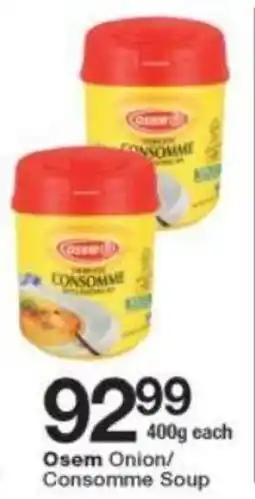 Checkers Osem Onion Consomme Soup 400g offer