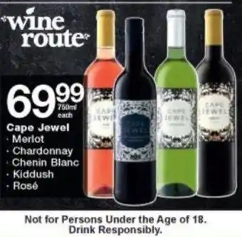 Checkers Cape Jewel 760ml offer