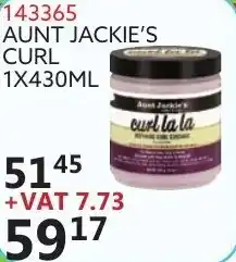 Africa Cash and Carry Aunt Jackie's Curl 143365 offer