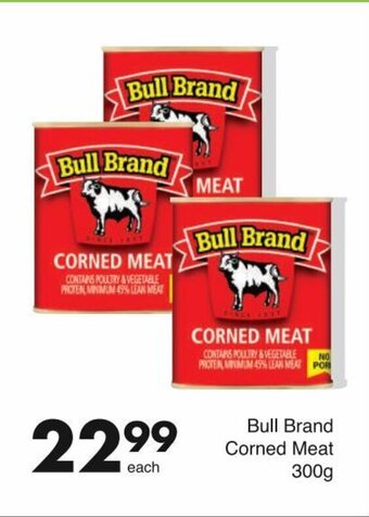 Save Bull Brand Corned Meat 300g offer