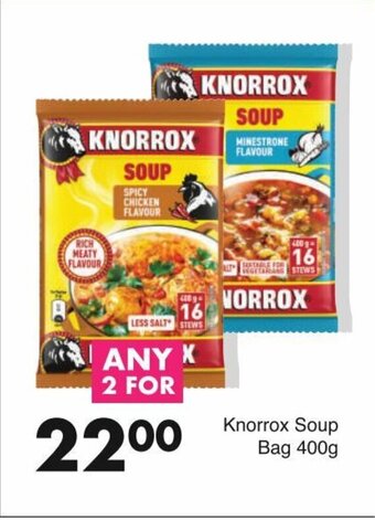 Save Knorrox Soup Bag 400g offer