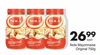 Save Nola Mayonnaise Original 750g offer