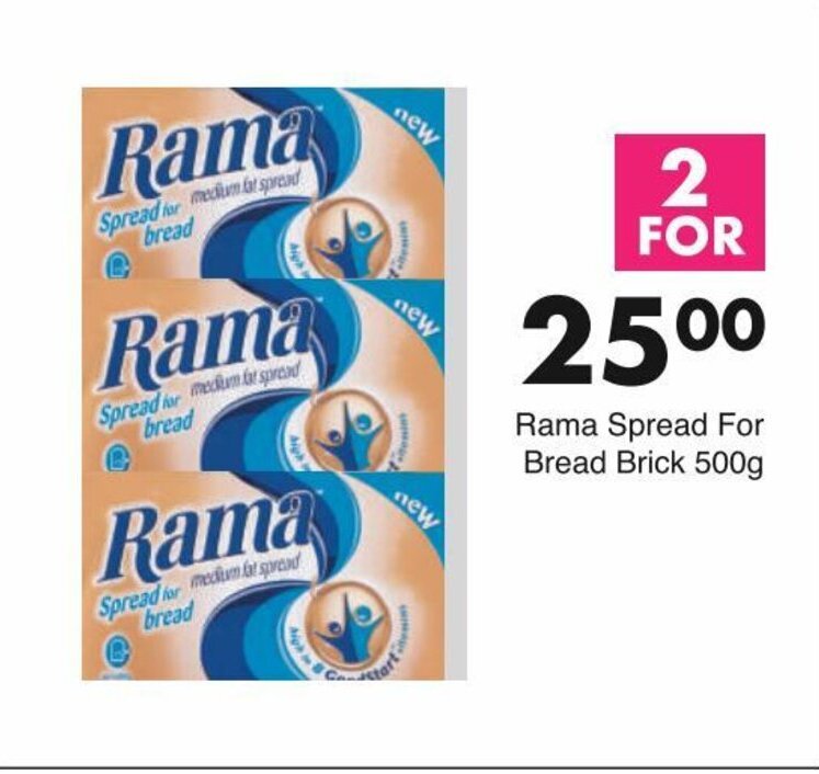 Rama Spread For Bread Brick 500g offer at Save