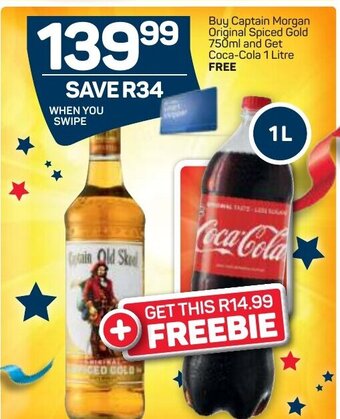 Pick n Pay Liquor Captain Morgan Original Spiced Gold 750ml offer