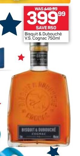 Pick n Pay Liquor Bisquit & Dubouché V.S. Cognac 750ml offer