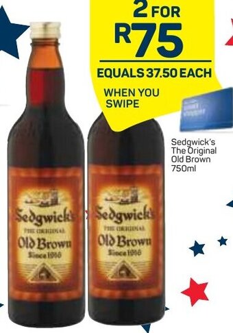 Pick n Pay Liquor Sedgwick's The Original Old Brown 750ml offer