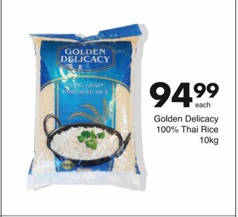 Save Golden Delicacy 100% Thai Rice 10kg offer