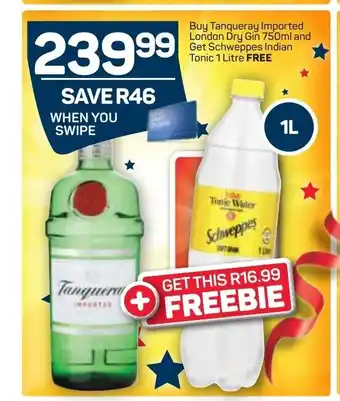 Pick n Pay Liquor Tangueray Imported London Dry Gin 750ml offer