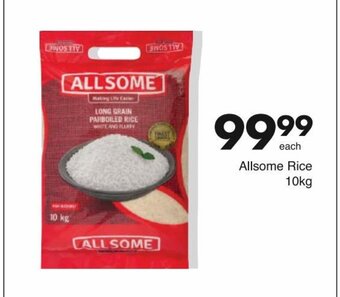 Save Allsome Rice 10kg offer