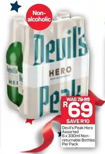 Pick n Pay Liquor Devil's Peak Hero Assorted 6x330ml offer