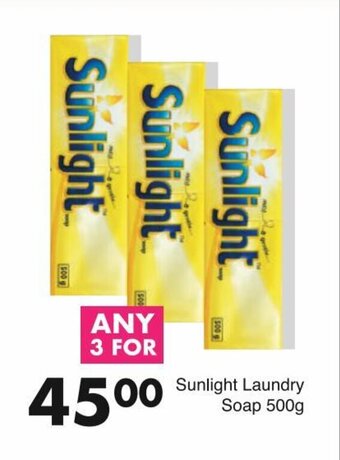 Save Sunlight Laundry Soap 500g offer