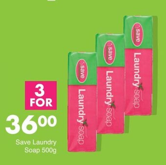 Save Save Laundry Soap 500g offer