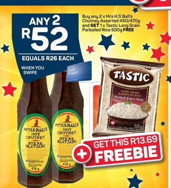 Pick n Pay Mrs H.S. Ball's Chutney Assorted 450/470g offer