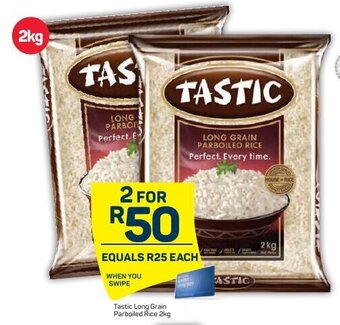 Pick n Pay Tastic Long Grain Parboiled Rice 2kg offer