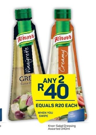 Pick n Pay Knorr Salad Dressing Assorted 340ml offer