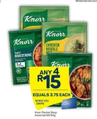 Pick n Pay Knorr Packet Soup Assorted 50/54g offer