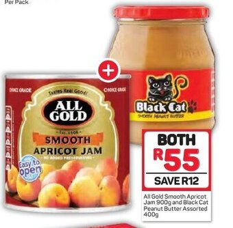 Pick n Pay All Gold Smooth Apricot Jam 900g offer