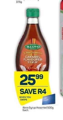 Pick n Pay Illovo Syrup Assorted 500g offer