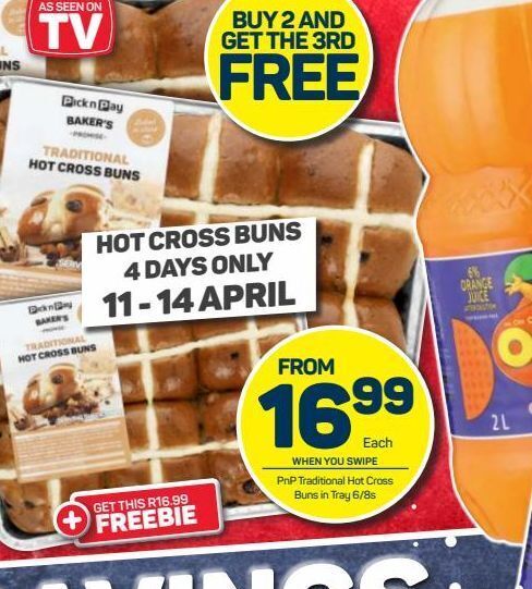 Buns offer at Pick n Pay