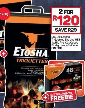 Pick n Pay Etosha charcoal briquettes 2 offer