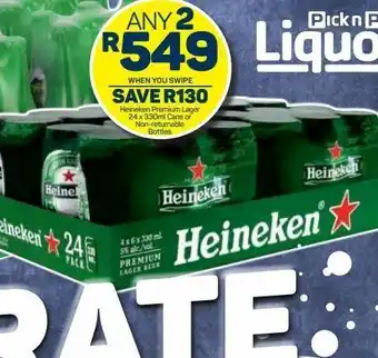 Pick n Pay Heineken beer 2 offer