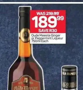 Pick n Pay Hypermarket Oude meeste ginger liqueur offer