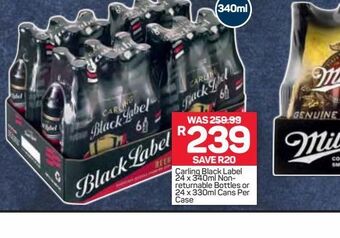 Carling beer