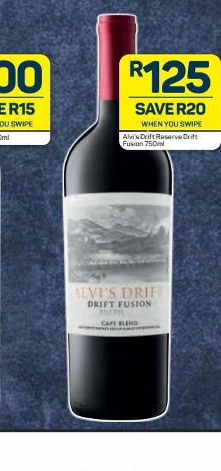 Pick n Pay Hypermarket Alvi's drift wine offer