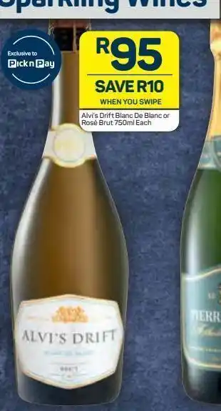 Alvi's drift sparkling wine