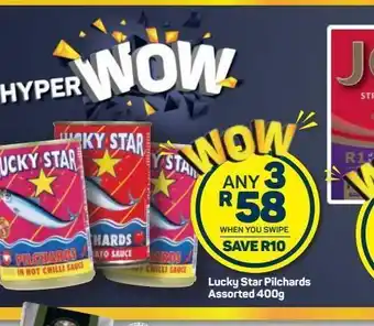 Pick n Pay Hypermarket Lucky star pilchards 3 offer