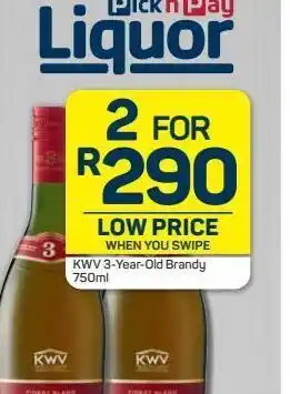 Pick n Pay Hypermarket Kwv brandy 2 offer