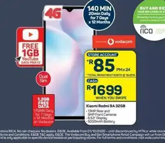 Pick n Pay Hypermarket Xiaomi redmi 9a offer