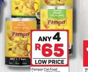 Pick n Pay Hypermarket Pamper cat food 4 offer