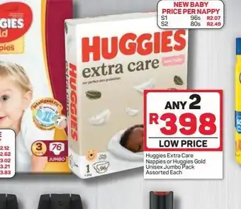 Pick n Pay Hypermarket Huggies nappies 2 offer