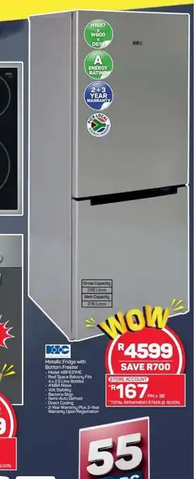 Pick n Pay Hypermarket Kic fridge freezer offer