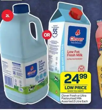 Pick n Pay Hypermarket Clover milk offer