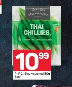 Pick n Pay PnP Chillies Assorted 50g offer