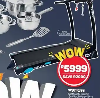 Pick n Pay Hypermarket Livefit treadmill offer