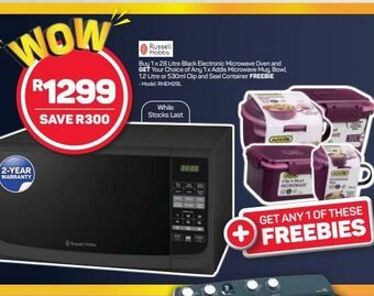 Pick n Pay Hypermarket Russell hobbs microwave oven offer