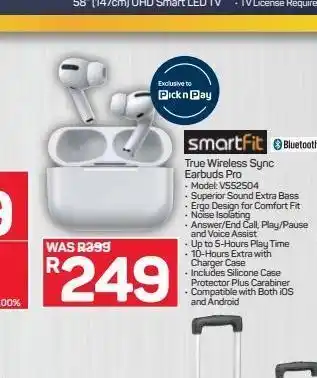 Pick n Pay Hypermarket Smartfit bluetooth headphones offer