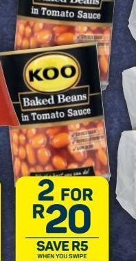 Pick n Pay Hypermarket Koo baked beans 2 offer