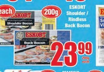 Boxer Eskort bacon offer