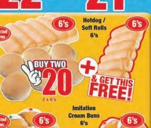 Boxer Hamburger bun 2 offer