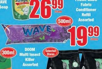 Boxer Fresh wave fabric softener offer