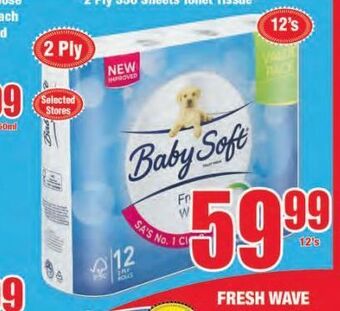 Boxer Baby soft toilet paper offer