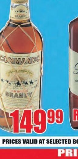 Boxer Commando brandy offer