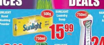 Boxer Sunlight laundry soap offer