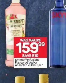 Pick n Pay Smirnoff flavoured vodka offer