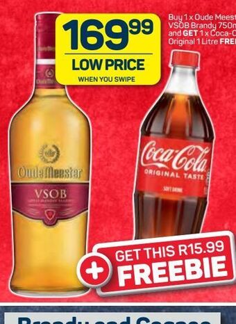 Pick n Pay Liquor Oude measter brandy offer