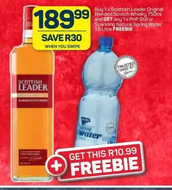 Pick n Pay Liquor Scottish leader whiskey offer